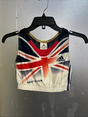adidas Great Britain Sports Bra - Red, Navy, White